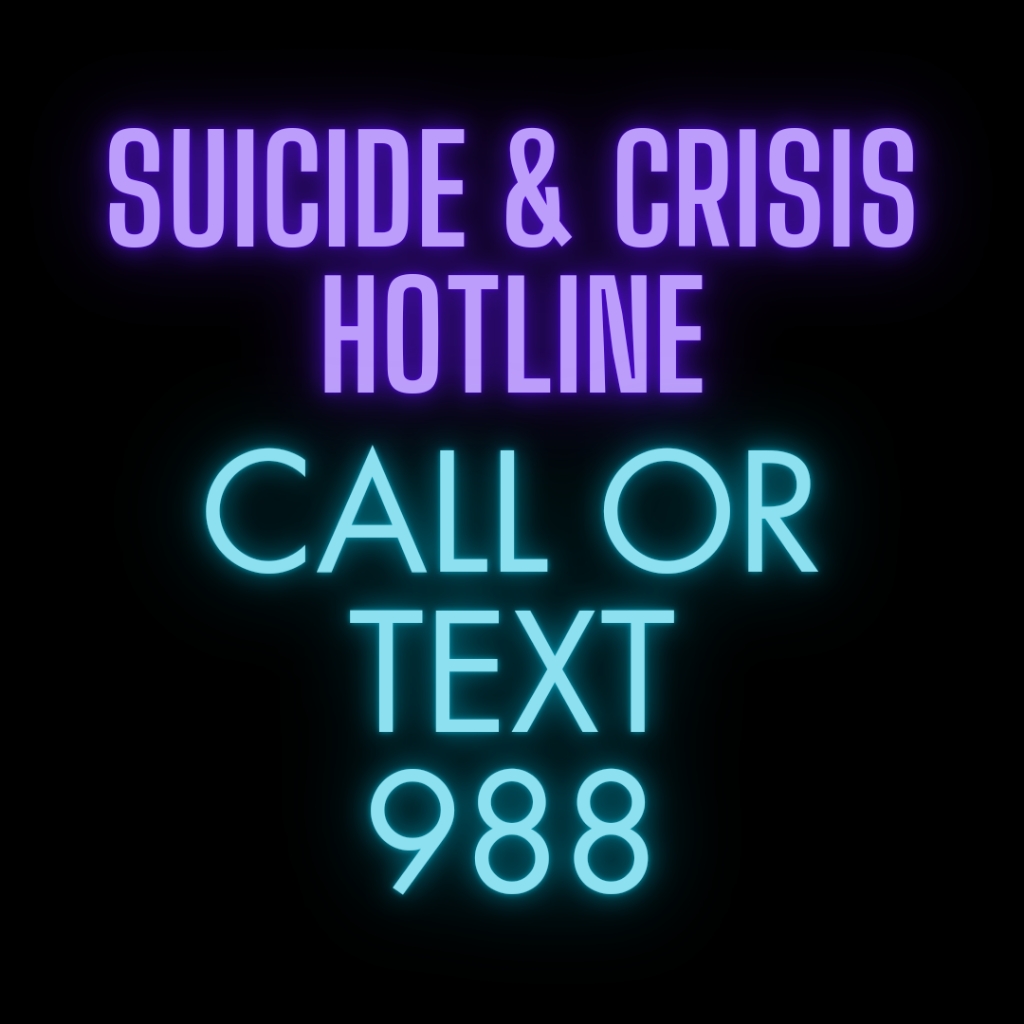 Suicide Prevention Hotline 988 Flyer